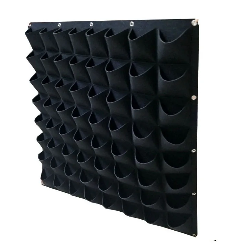 Черный цвет настенные подвесные мешки для посадки 36/72 карманов сумка выращивания