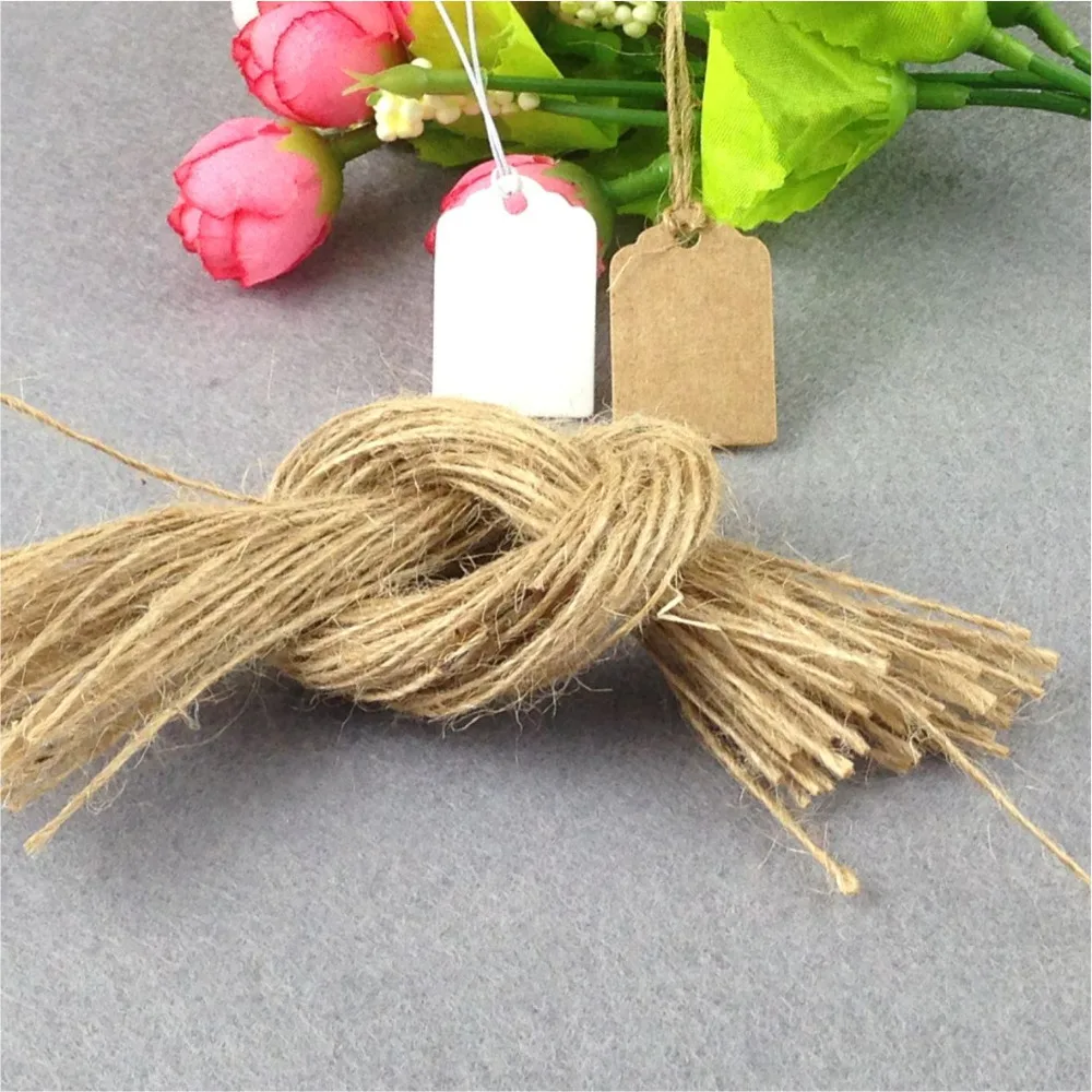 Коричневые ярлыки из крафт бумаги 100 шт. кружевная ярлык для багажа свадебных