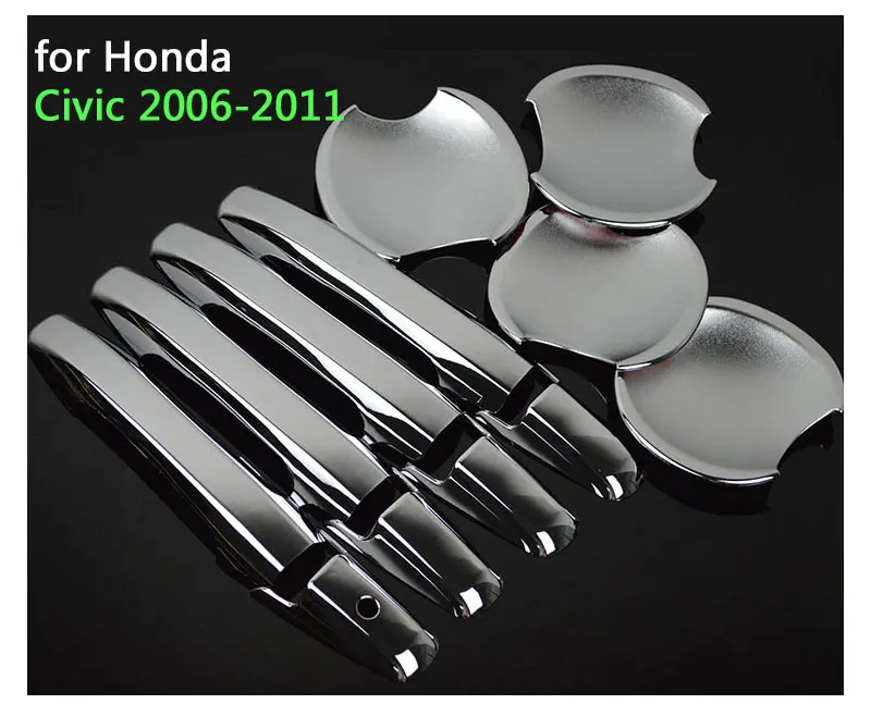 Комплект хромированной обшивки ручки двери для Honda Civic 2006 2011 комплект из 4