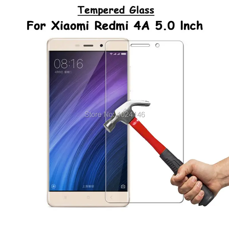 Прозрачное твердое закаленное стекло для Xiaomi Redmi 4A 5 0 дюйма защита экрана