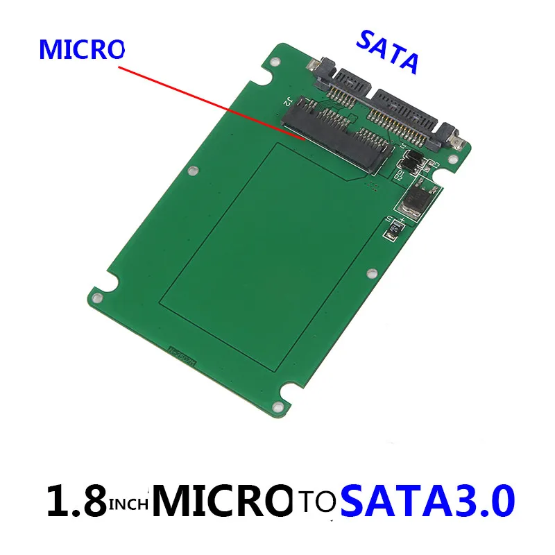 SP 1 8 &quotMicro SATA 16 Pin SSD To 2 5&quot 22Pin HDD адаптер конвертер с чехлом высокого