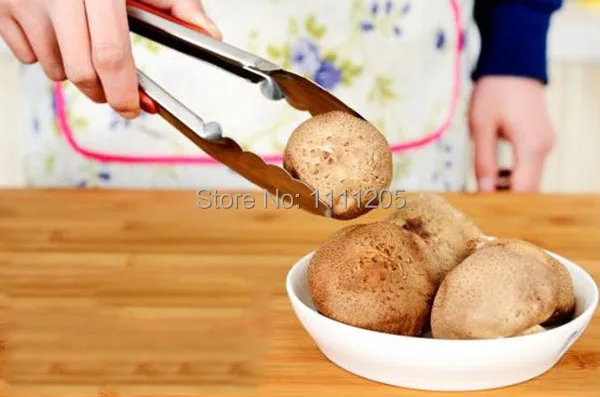 Комплект из 2 предметов Нержавеющая сталь барбекю паста щипцы с пружинным