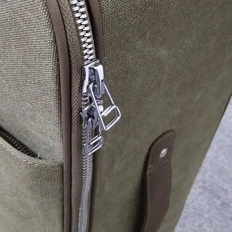 Новинка весна-лето 2019 Европейский Популярный Логотип зеленая холщовая дорожная