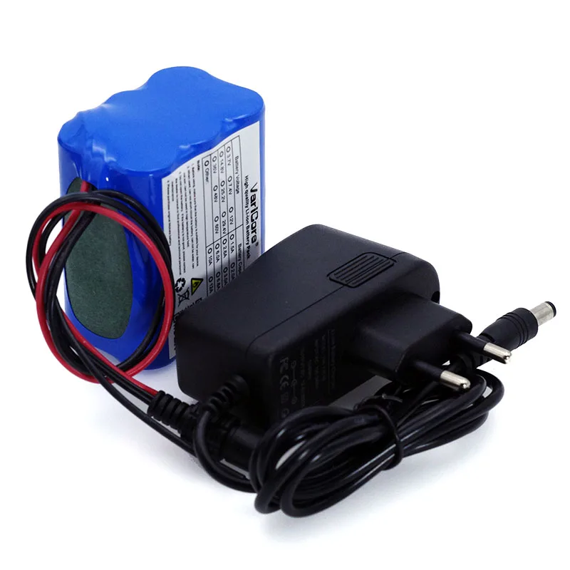 Защита 12 V 4,4 Ah 4400mAh 18650 аккумуляторная батарея с литиевая батарея BMS пакет Защитная плата+ 12,6 V 1A зарядное устройство