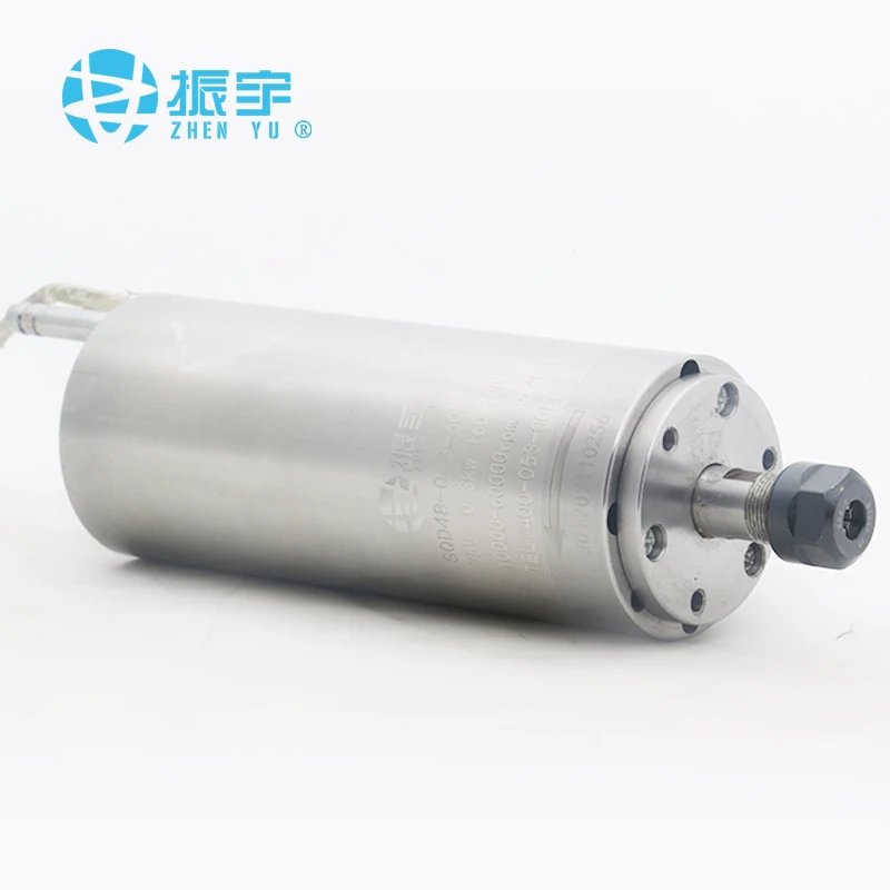 ZHENYU/SQD 300w ER8 шпиндель с водяным охлаждением 4 подшипниками|Шпиндель станка| |