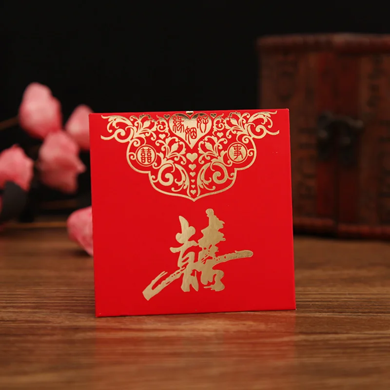 Конверты Свадебные для денег 20 шт./лот радостный Свадебный конверт с золотым