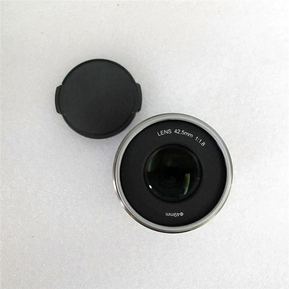 Для YI M1 42 5 мм F1.8 фиксированный объектив камеры для Panasonic GF6 GF7 GF8 GF9 GF10 GX85 G85 Olympus E-PL9