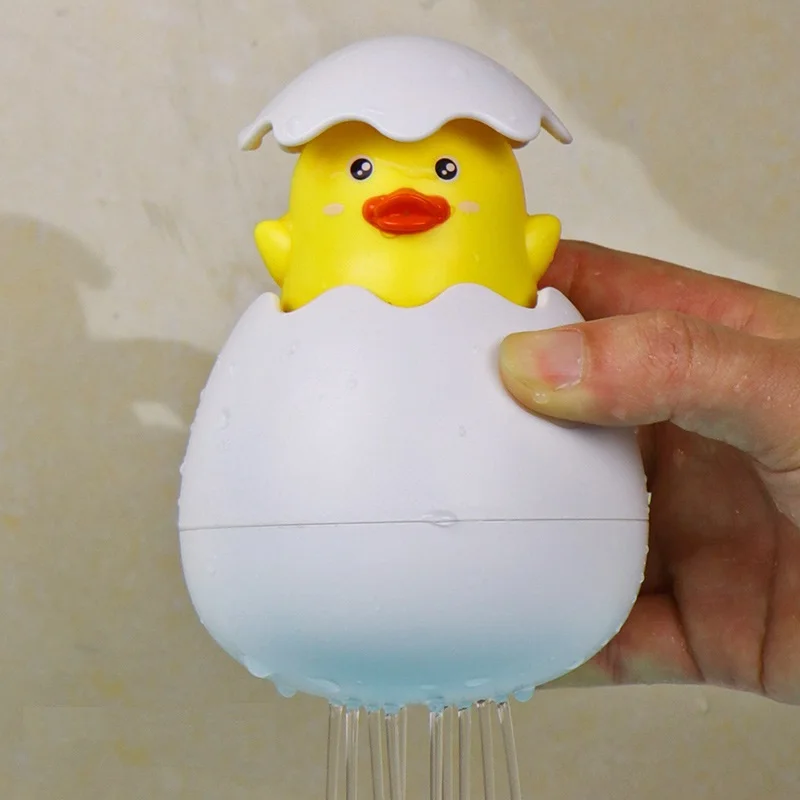 duck Прекрасный утиный Пингвин детская Ванна игрушки детский бассейн Ванна для купания игрушки Душ Дождь детская игрушка - Цвет: duck