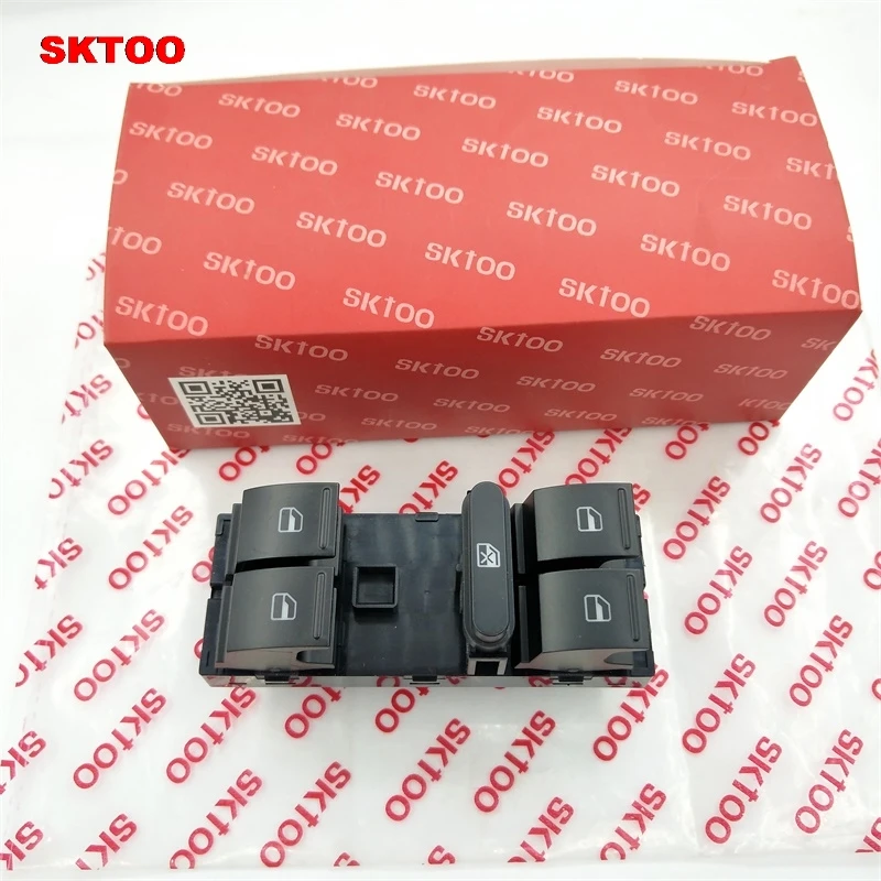 Переключатель Стеклоподъемника SKTOO для Skoda Octavia Superb Yeti Fabia OEM 1Z0 959 858B зеленый свет |