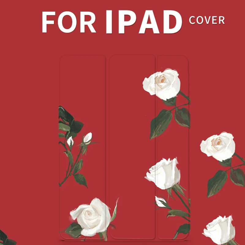 Розовый магнитный складной чехол из искусственной кожи для iPad Pro 9 7 &quot10 5 12 Air Air2 Mini