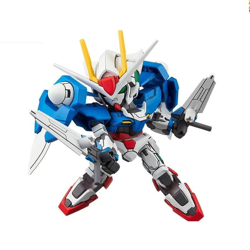 Оригинальный Bandai Аниме GUNDAM SDEX BB EX-STANDARD 008 OO Набор Модель ПВХ фигурка Детские куклы