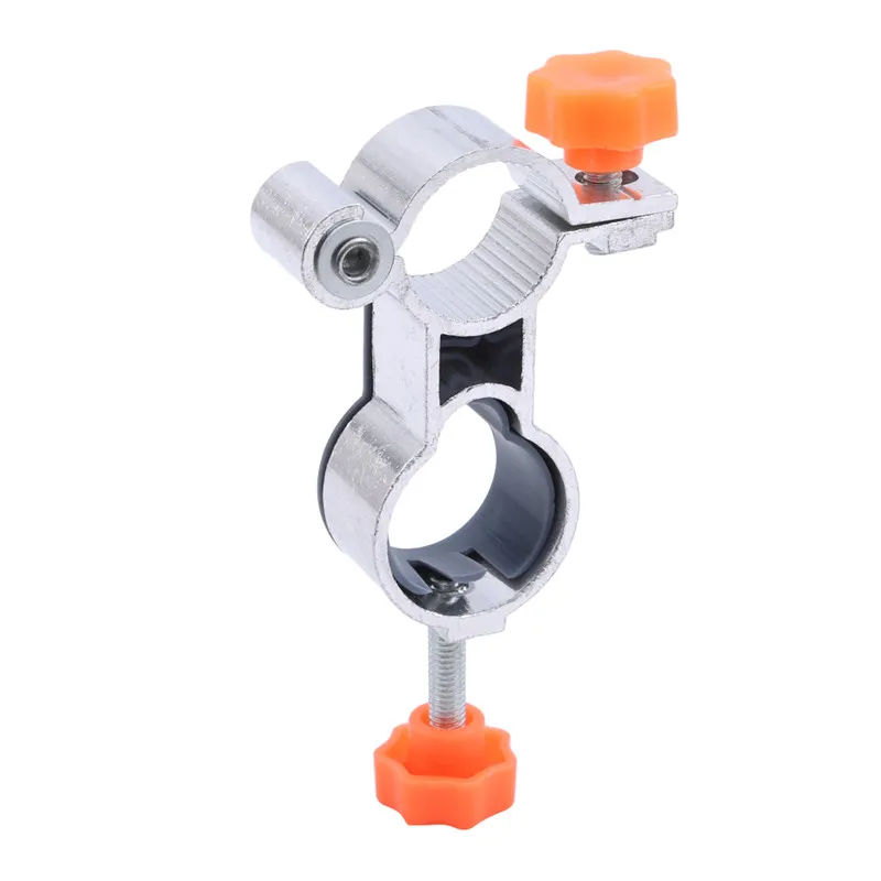 Orange double button Алюминий сплав рыбалка стул светильник лампа держатель стенд разъем светильник кронштейн рыболовные принадлежности инструмент - Цвет: Orange double button