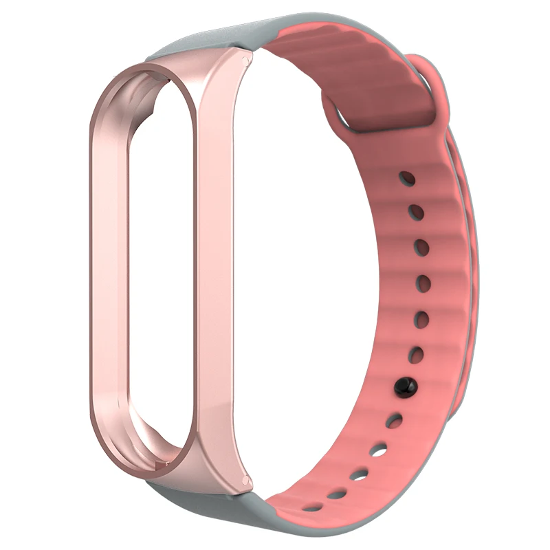 Браслет Для Xiaomi Band 4 и 3 сменный ремешок из нержавеющей стали аксессуары для Xiomi