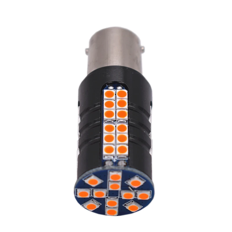 Leite 2шт высокая яркость чип автомобиля led BA15S P21W лампа 1156 3030 60smd Canbus Задний сигнал