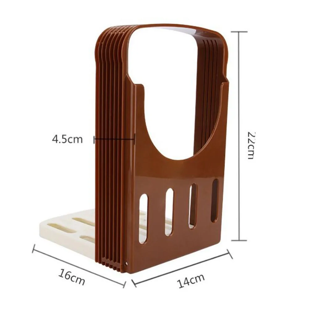 1PC ABS RESIN Practical Bread Cutter Loaf Toast Slicer Cutting Slicing Guide Kitchen Tool For Useful 250gE | Дом и сад