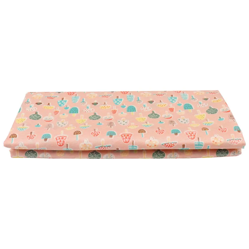 JOJO BOWS 45*135cm Velvet Fabric Soft Colored Mushroom Sheet For Needlework The Cloth Home Textile Garment Sewing Material | Дом и сад