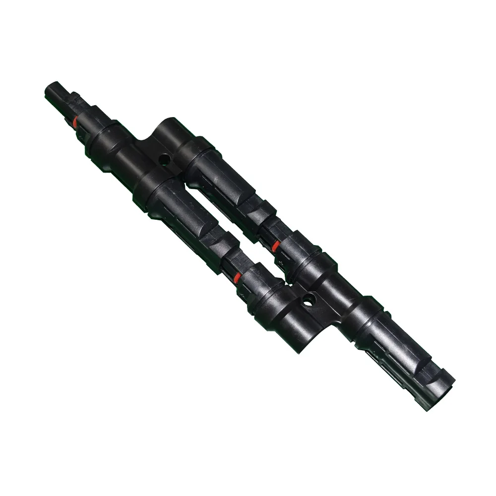 BOGUANG 1 Pair x 2 in pv Connector adaptor solar panel parallel connection DIY kits cell system . |