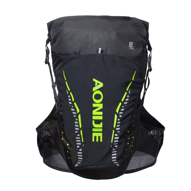 Only Bag BlackGreen Aonijie, жилет для бега, гидратационная сумка, нейлон, 18L, рюкзак, сумка для прогулок на велосипеде, Пешие прогулки, тропа, марафон - Цвет: Only Bag BlackGreen