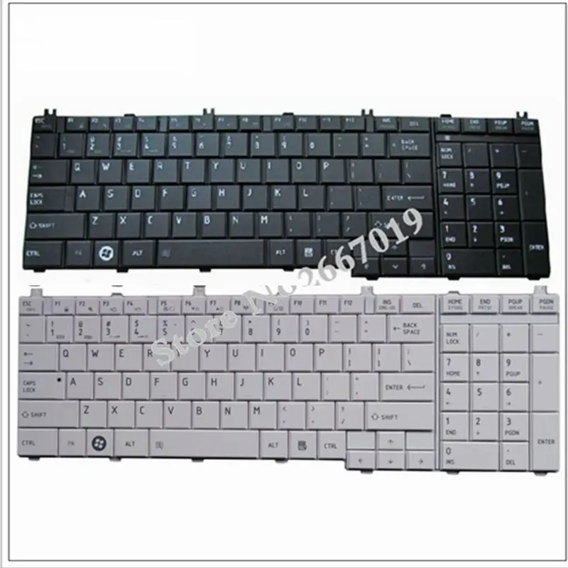 

NEW US Laptop Keyboard For Toshiba Satellite C655 C650 C655D C660 L650 L655 L670 L675 L750 L755 English