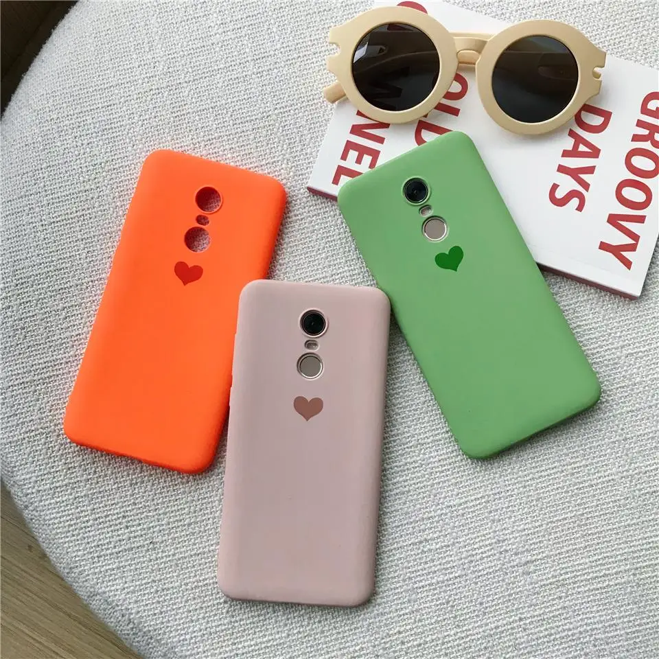 Милый чехол с принтом сердца и песком для XiaoMi RedMi 5 Plus 6A 5A 4A силиконовый из ТПУ