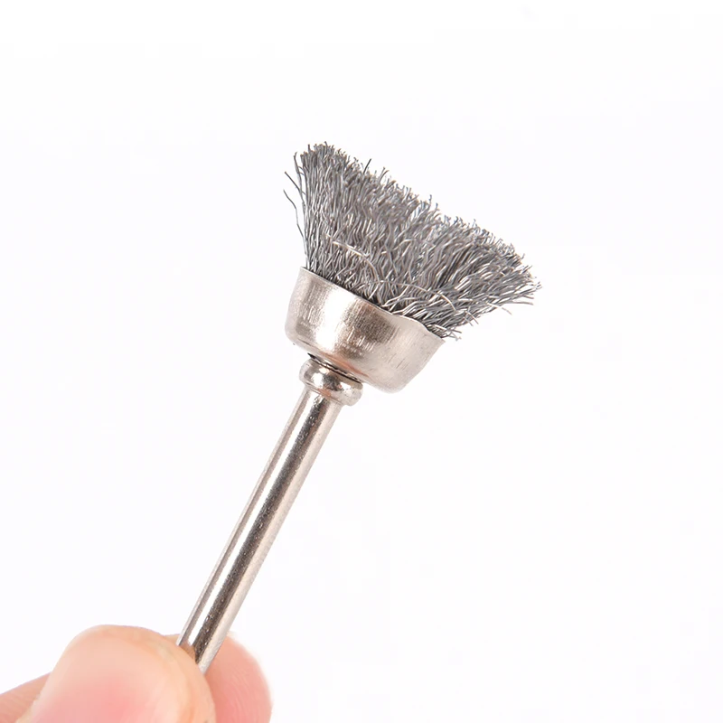 10 шт./компл. латунь Стальная проволока колесная щетка для полировки комплект