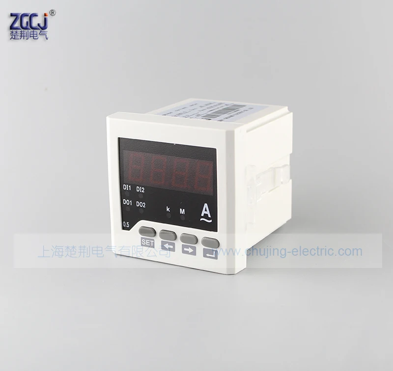 AC/DC85-265V, интеллектуальный измеритель переменного тока с функцией реле тревоги, амперметр с защитой от перегрузки по току, релейный выход