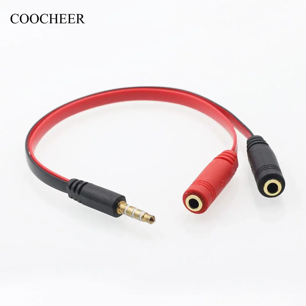 Сплиттер мужской женский кабель стерео аудио наушники 2 адаптер разъём| |