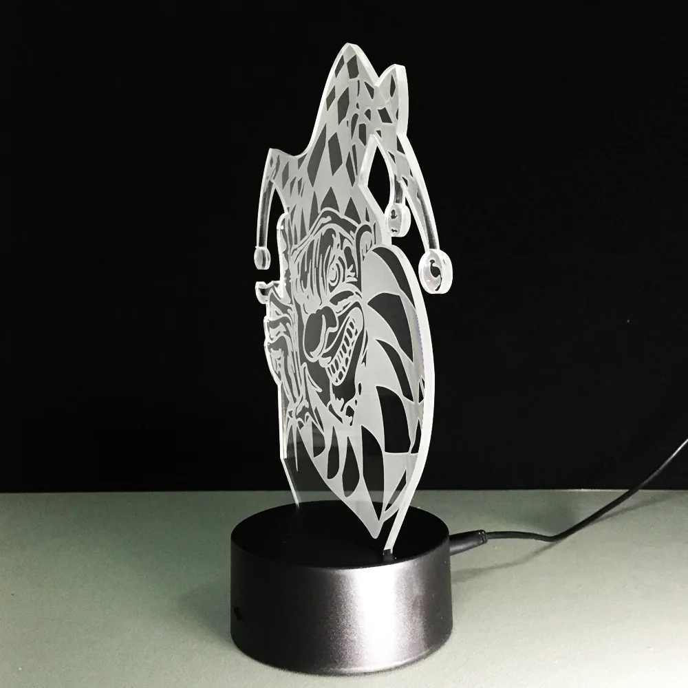 Подарки на Хэллоуин клоун 3D персонажи мультфильмов визуальное творчество