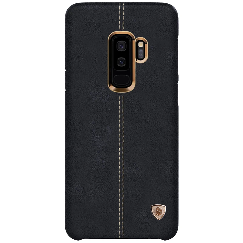 Black Чехол Nillkin Englon для samsung Galaxy S9 Plus, кожаный чехол s для samsung S9 S9+ Plus, задняя крышка для телефона - Цвет: Black