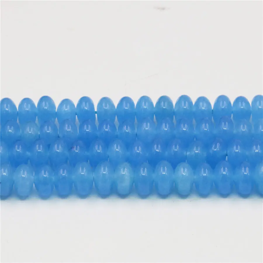 5X8mm красный розовый синий нефрит халцедон Rubys Abacus Jaspers свободные шарики из