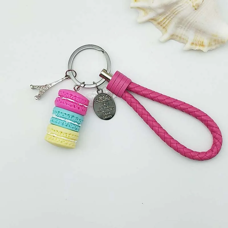 Женские торт Key chain модные красивые и привлекательные французская выпечка для