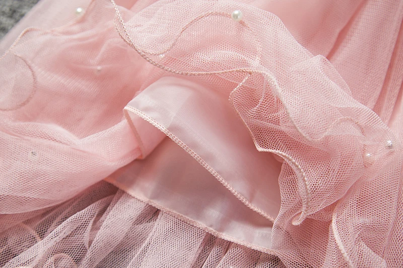 Summer Baby Party Dress For Girls Lace Flower Wedding Kids Tutu Dresses Children Princess 3-9 years Sundress | Детская одежда и