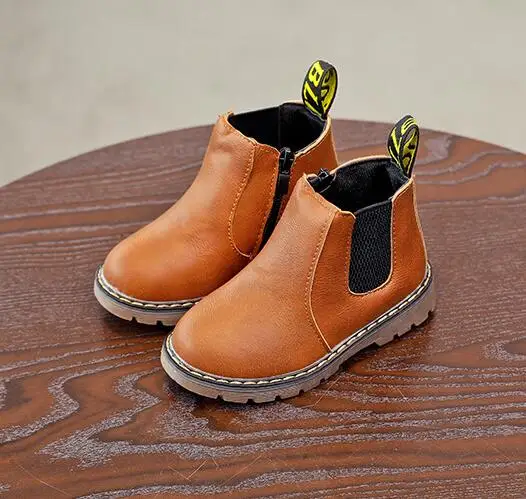 2018 весенне-осенние модные ботинки Martin для девочек тонкие мальчиков детские