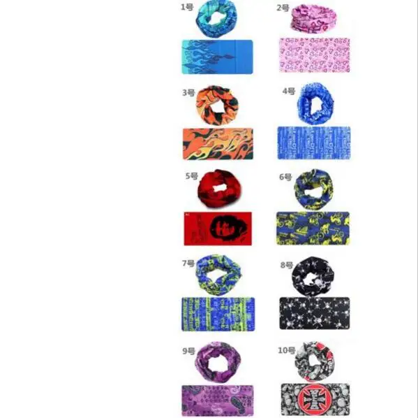 Волшебная повязка на голову для спорта открытом воздухе грелка шеи езды