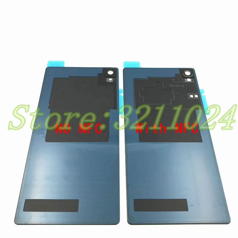 10 шт./лот для Sony Xperia Z3 L55T D6603 D6643 D6653 D6633 Задняя стеклянная крышка батарейного отсека