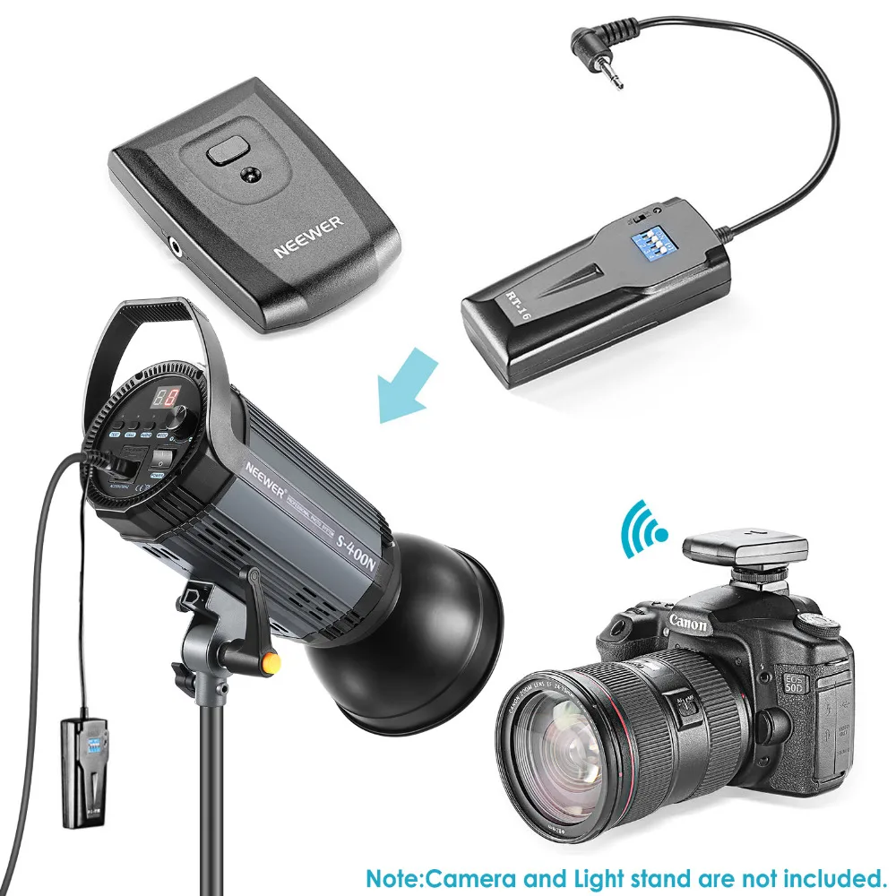 Neewer 800 W Студия Строб вспышкой комплект освещения:( 2) 400 W Monolight+(2) Отражатель Диффузор+(2) Softbox+(2) 33 дюйма зонтик