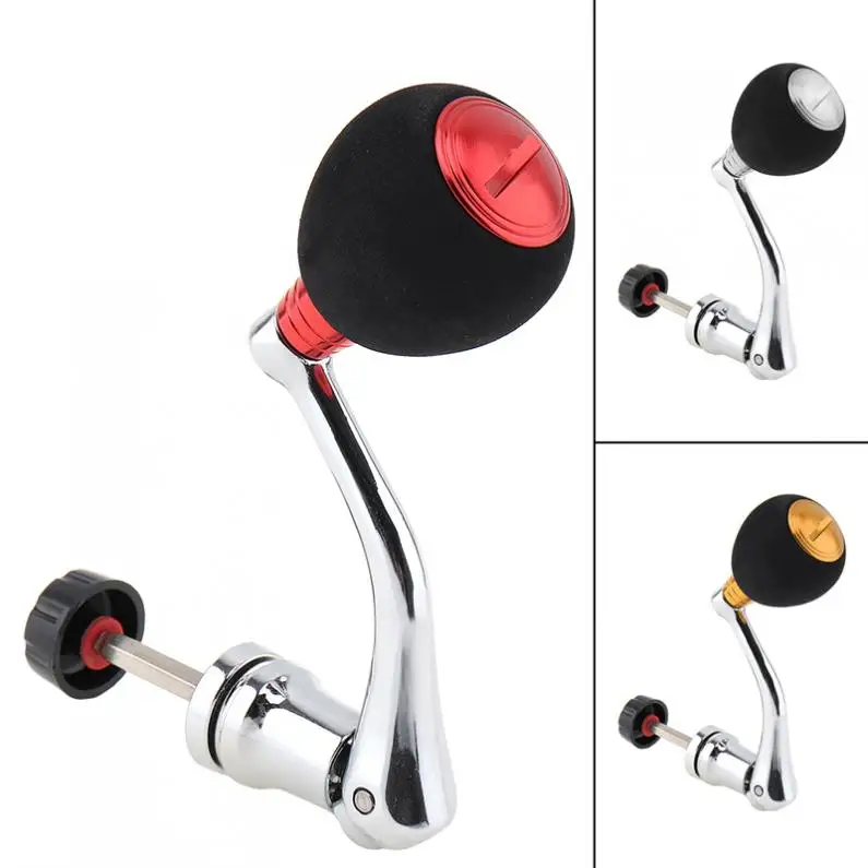 Full Metal Spinning Fishing Reel Replacement Handle Rocker Arm Grip with Comfortable EVA Knob for 4000 5000 6000 Wheel | Спорт и