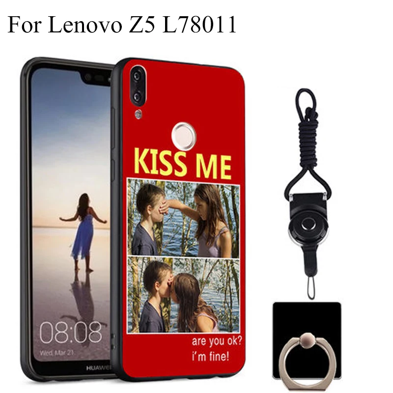 Мягкий чехол из ТПУ для телефона Lenovo Z5 L78011 Z 5 силиконовый черный простой мягкий