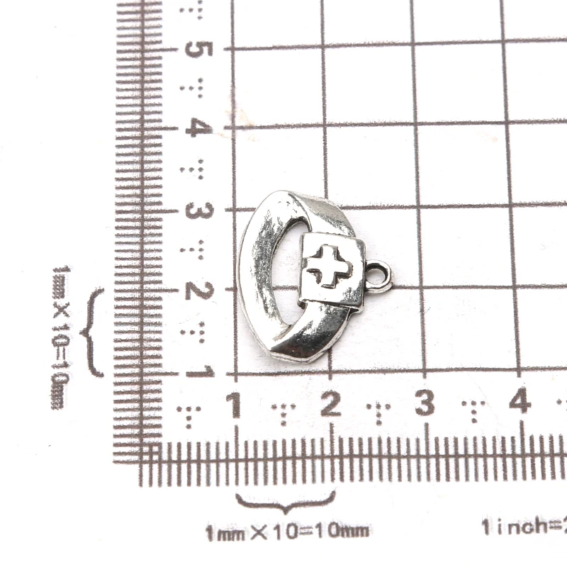 Подвески в виде медсестры под античное серебро для браслета сделай сам 10 шт./лот 17