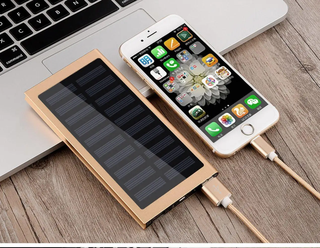 10000 мАч Солнечный внешний аккумулятор Зарядка двойной USB внешний аккумулятор портативное зарядное устройство для телефона для iPhone 8 XS max Xiaomi