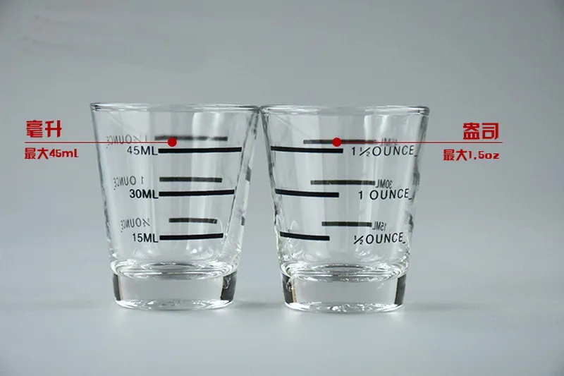 Стекло барные меры бармен мерный стаканчик чашки бар спагетти Стекло|bar measure|glass