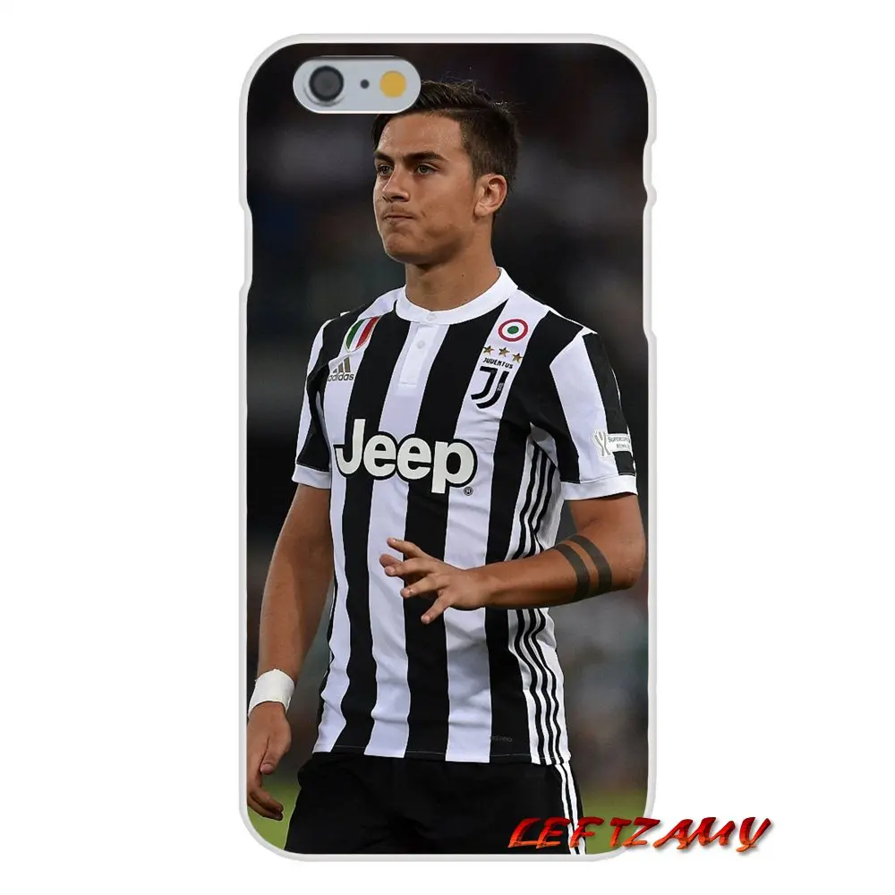 Италия известный футбол 21 Paulo DYBALA Тонкий силиконовый чехол для телефона iPhone X 4 4S 5