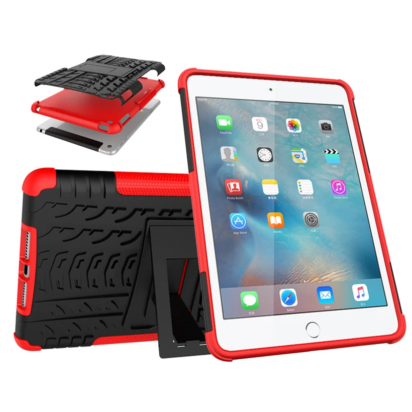 Чехол для iPad Mini 4 чехол для планшета Battlegear PC+ TPU противоударный чехол для iPad Mini 4 Mini 5 Coque Shell