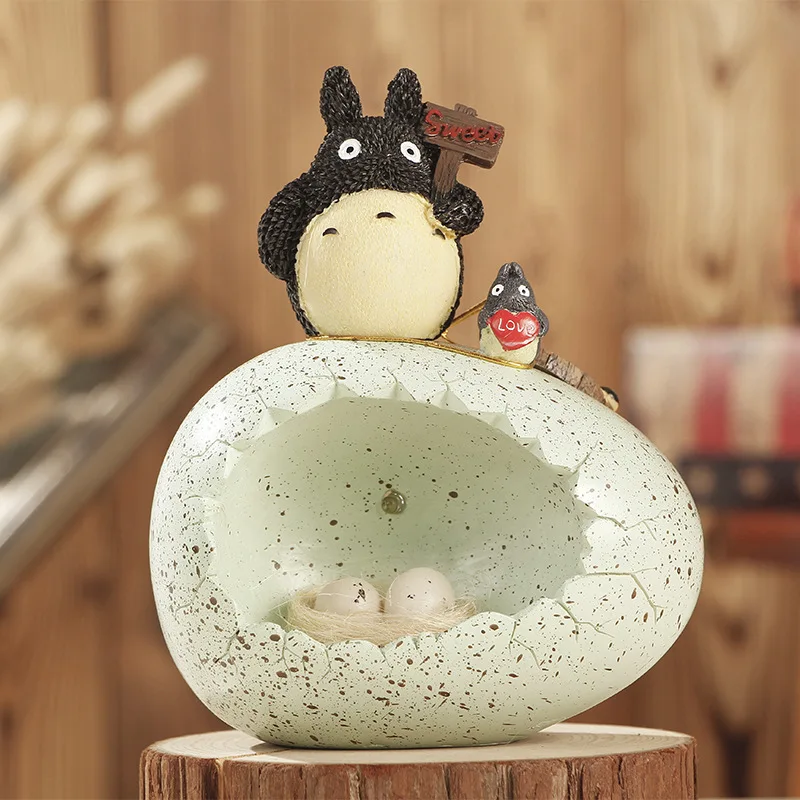 Оригинальная модель Totoro Egg ночник декоративные фигурки миниатюрное украшение из