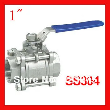 

Новое поступление 1 "CF8 SS304 нержавеющая сталь BSP 1000WOG шаровой клапан 3 шт корпус полный порт для воды, нефти и газа
