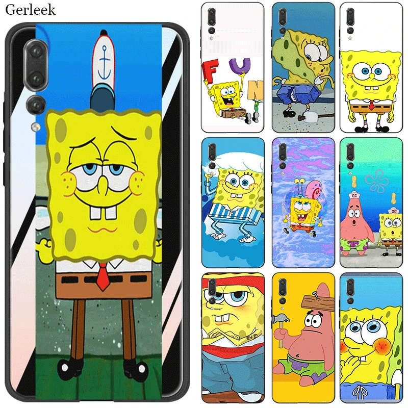 Чехол для мобильного телефона Desxz TPU Huawei P30 P20 P10 P9 P8 Lite Pro P Smart Cover Spongebob