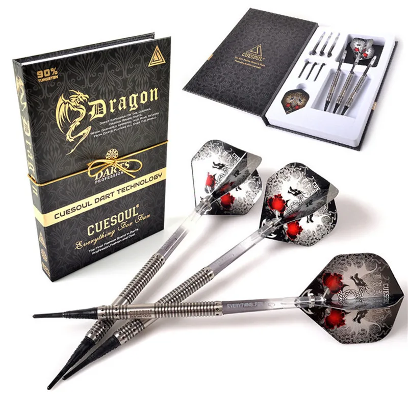 Cuesoul 20 г 14.5 см Профессиональный 90% Вольфрам Dart баррель мягким наконечником Дартс