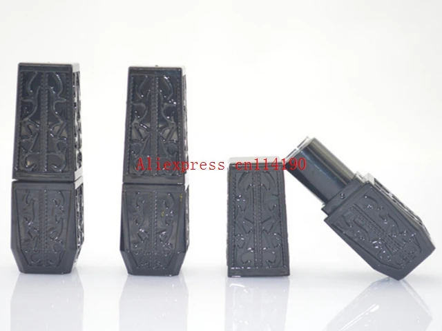 Оптовая продажа 200 шт. 4 г пустые тюбики для помады черный милый Контейнер губной в