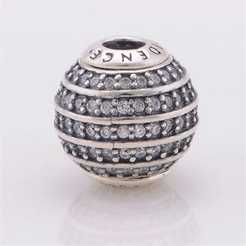 Fits Pandora Essence Collection Bracelet Genuine 925 Sterling Silver Confidence Charm Small Hole Beads for Jewelry Making kralen | Украшения