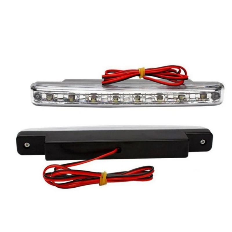 10 шт. Универсальный Автомобильный DRL светильник дневного бар 8LED